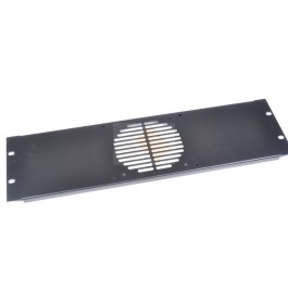 3 HE frontplaat met ventilatoruitsparing