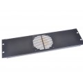 3 HE frontplaat met ventilatoruitsparing