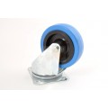 Blauw Tente wiel voor flightcases