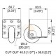 Maten_verzonken_flightcasewiel