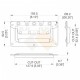 Afmetingen Penn Elcom H7148 fliphandle