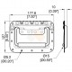 Afmetingen Penn Elcom H7165 handgreep